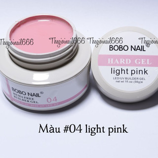 Gel Đắp Móng BOBO 56g Dạng Hũ - Nhiều Tone Màu Siêu Hot, Bền Màu, Không Nóng