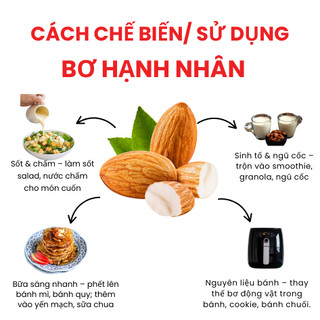 Bơ Hạnh Nhân Dan D Pak I Almonds Butter Natural I 454g