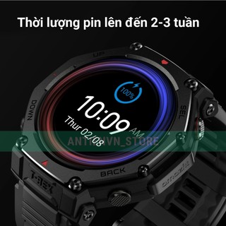 Đồng hồ thông minh Amazfit T-Rex 3 Pro, Màn AMOLED Kính Sapphire, 180+ chế độ thể thao - Chính Hãng