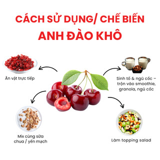Cherries Sấy Khô Dan D Pak I Dried Cherries I 100g