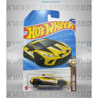 Kwang Playground - Xe mô hình Hot Wheels basic Lamborghini Huracan Strerrato (vàng) - Case P 2025