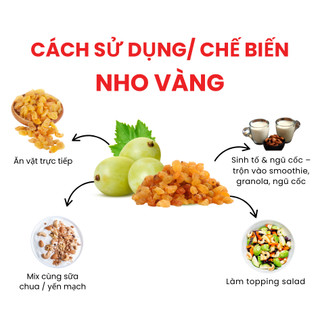 [MUA 1 TẶNG 1 - mô tả ở hình] Nho Vàng Dan D Pak I Golden Raisins I 454g