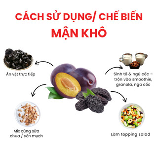 Mận Khô Dan D Pak I Dried Prunes I 120g