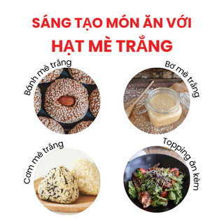 Hạt Mè Trắng Rang Dan D Pak I Sesame Seeds White Toasted I 200g