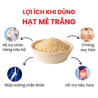 Hạt Mè Trắng Rang Dan D Pak I Sesame Seeds White Toasted I 200g