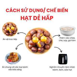 Hạt Dẻ Hấp Dan D Pak I Chestnuts Ogranic I 100g