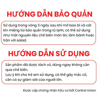 Hạt Dẻ Hấp Dan D Pak I Chestnuts Ogranic I 100g