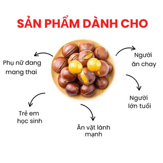Hạt Dẻ Hấp Dan D Pak I Chestnuts Ogranic I 100g