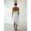 Đầm Thun Trắng Vanessa Dress Design By LASUZIE Dáng Dài Ôm Body Cổ Yếm Gợi Cảm Thời Trang Sang Trọng