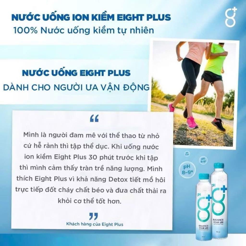 {Hot} Nước uống ION Kiềm Eight Plus có độ Ph 8-9*