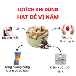 Hạt Dẻ Cười Vị Nấm Truffle Dan D Pak I Pistachios Truffle Flavor I 500g