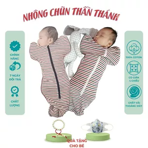 Nhộng Chũn Cocoon CHÍNH HÃNG giúp bé ngủ ngon giảm quấy khóc co giãn 4 chiều