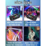 Đèn LED Sân Khấu Nhện Phiên Bản Cao Cấp Nhất 2025 Hiệu Ứng RGB Laser cho không gian vũ trường, bar và bữa tiệc, cưới — ảnh 5