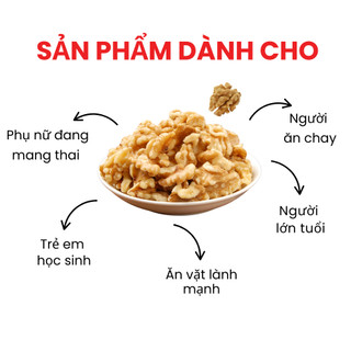 Hạt Óc Chó Tự Nhiên Dan D Pak I Walnuts Raw I 500g