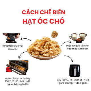 Hạt Óc Chó Tự Nhiên Dan D Pak I Walnuts Raw I 500g