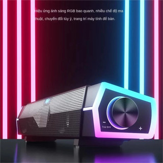 Loa Máy Tính Bluetooth Niye V18 Pro Có LED RGB, Bass Cực Hay, Tích Hợp Micro Có Dây, Bảo Hành 2 Năm