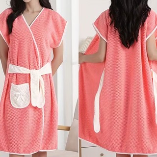 ÁO CHOÀNG TẮM NỮ LÔNG CỪU SIÊU MỀM MỊN, THẤM HÚT NHANH, THỜI TRANG – TIỆN DÙNG TẠI NHÀ, SPA, DU LỊCH