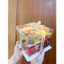 Box quà FULL BÁNH KẸO Mini Size 18x18x13cm NHIỀU MÀU
