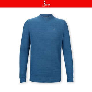 Áo thun nam cổ lọ  JASEY, Áo thun dài tay chuẩn size ấm áp, thoải mái chuẩn size mã 4117