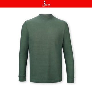Áo thun nam cổ lọ  JASEY, Áo thun dài tay chuẩn size ấm áp, thoải mái chuẩn size mã 4117
