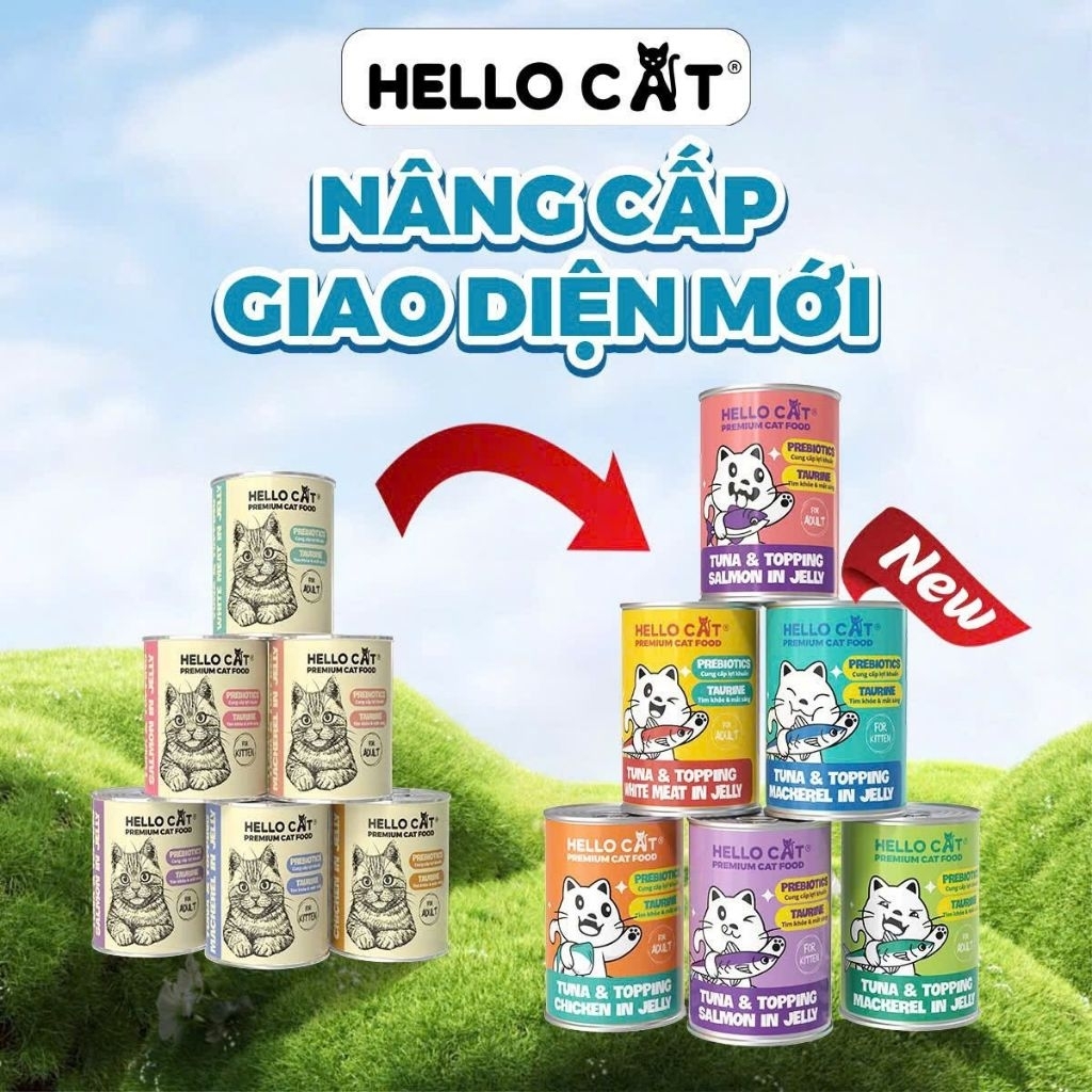 Pate Cho Mèo HELLO TUNA 400g - Thức Ăn Cho Mèo Mọi Lứa Tuổi | Shopee ...