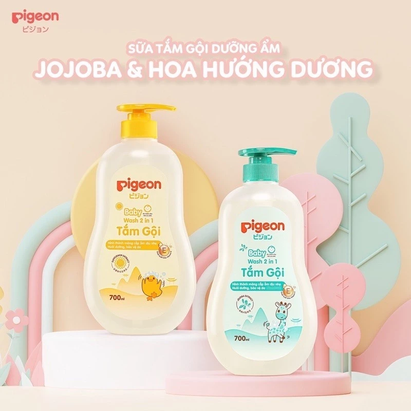 Tắm gội Pigeon 700ml