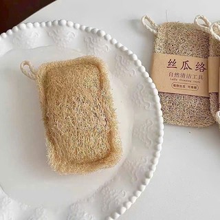 Xơ Mướp Tự Nhiên Dùng Rửa Bát, Xoong Nồi - Dễ Tạo Bọt,  Làm Sạch Dầu Mỡ, Không Trầy Xước, An Toàn Cho Da