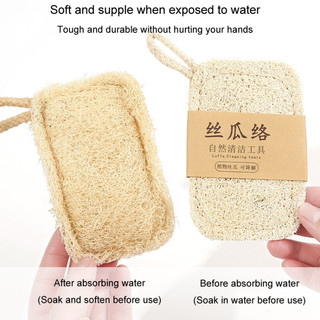 Xơ Mướp Tự Nhiên Dùng Rửa Bát, Xoong Nồi - Dễ Tạo Bọt,  Làm Sạch Dầu Mỡ, Không Trầy Xước, An Toàn Cho Da