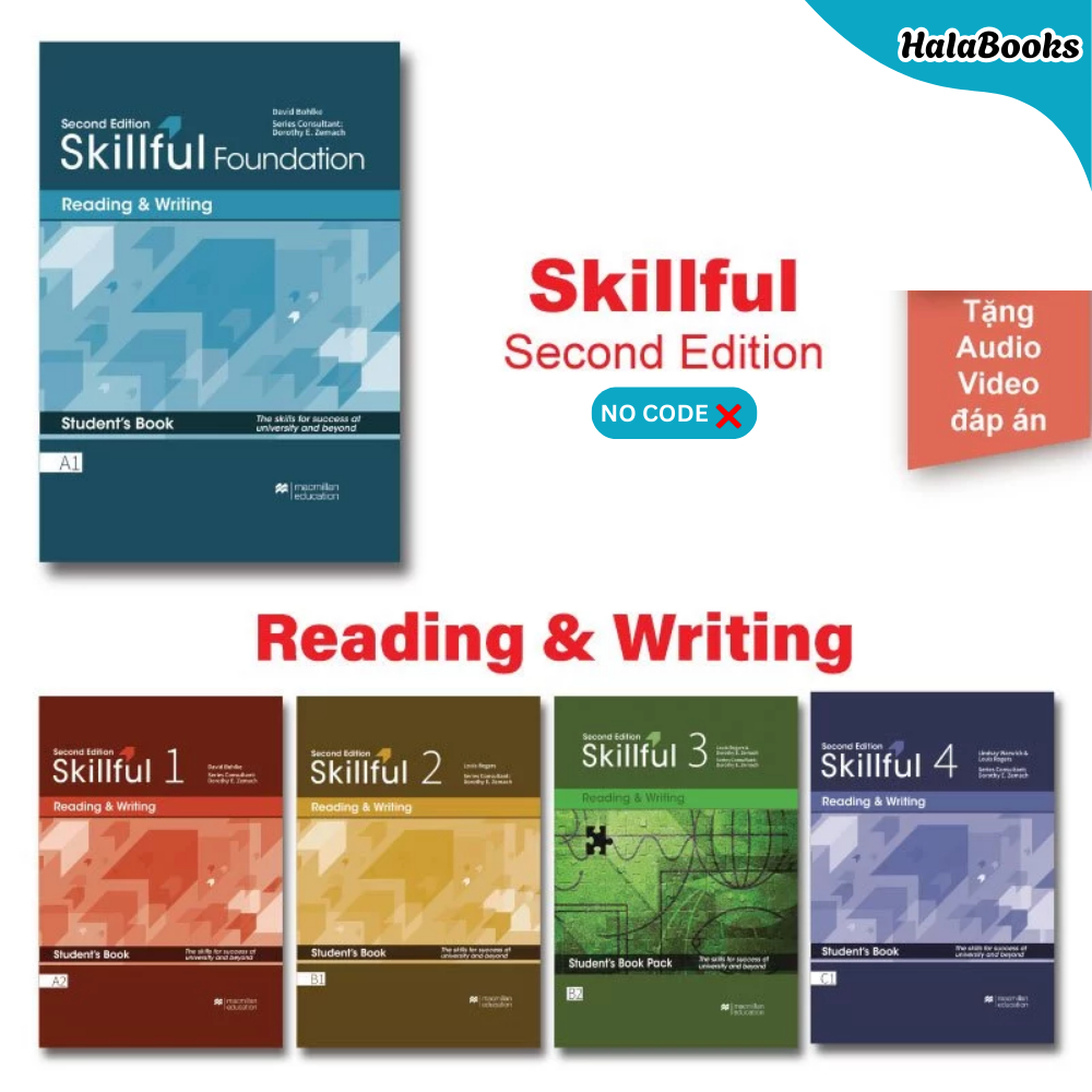 Sách - Skillful Reading & Writing 2nd Edition - 5 Level (KHÔNG CÓ CODE ...