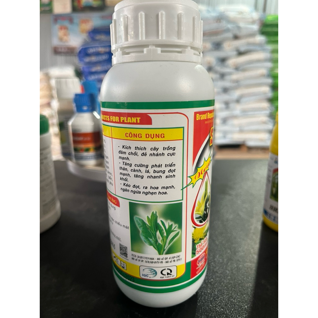 phân bón lá Siêu vọt đọt-Chai 500ml-nhú đọt nhanh- Đâm chồi mạnh