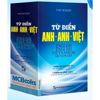 Sách - Từ Điển Anh - Anh - Việt ( Bìa mềm Xanh ) Giải Nghĩa Đầy Đủ Ví Dụ Phong Phú
