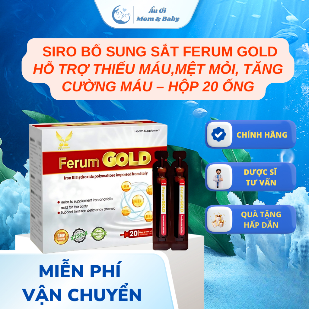 [COMBO MỌC TÓC] Ado Biocystine Ferum Gold Hỗ Trợ Mọc Tóc, Dưỡng Móng, Bổ Sung Máu Tạo Hồng Cầu