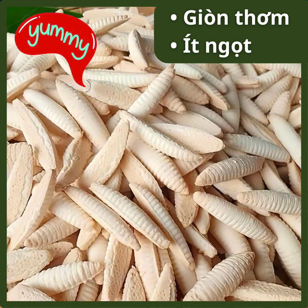 Bánh men con sùng loại 1, bánh ăn vặt giòn tan, thơm ngon, ít ngọt, túi 500g/1kg, đồ ăn vặt HTC Food