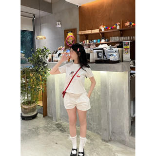 Áo Thun Nữ Mini Tee " I Love You " - Kraken Drk Hình In Nét Bút Chì Màu Cotton Co Dãn 4 Chiều