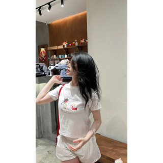 Áo Thun Nữ Mini Tee " I Love You " - Kraken Drk Hình In Nét Bút Chì Màu Cotton Co Dãn 4 Chiều