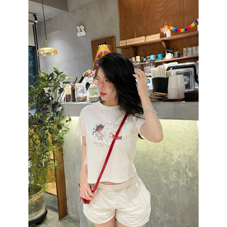 Áo Thun Nữ Mini Tee " I Love You " - Kraken Drk Hình In Nét Bút Chì Màu Cotton Co Dãn 4 Chiều