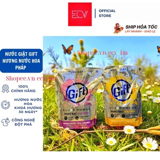Nước Giặt Gift Hương Nước Hoa Pháp 3,6kg – Diệt Khuẩn 99.9%, Lưu Hương Sang Trọng