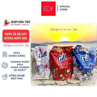 Nước Xả Vải Gift Giặt Máy Giặt Tay Túi 1.2/3.2kg Siêu Thơm – Lưu Hương 30 Ngày Khử Mùi
