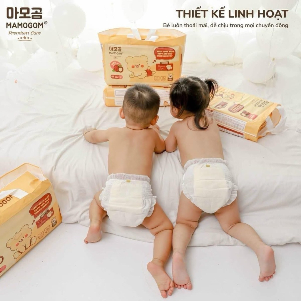 {siêu mềm}Bỉm Mamogom - organic siêu mềm siêu thấm hút đủ sz cho bé