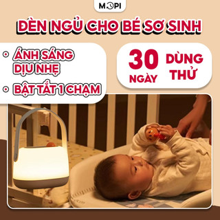 Đèn Pha Sữa Cho Bé Mopi, Đèn Ngủ Decor Cho Bé Sơ Sinh Ánh Sáng Vàng Dịu, Không Ánh Sáng Xanh, Thay Tã Ti Đêm, Để Bàn