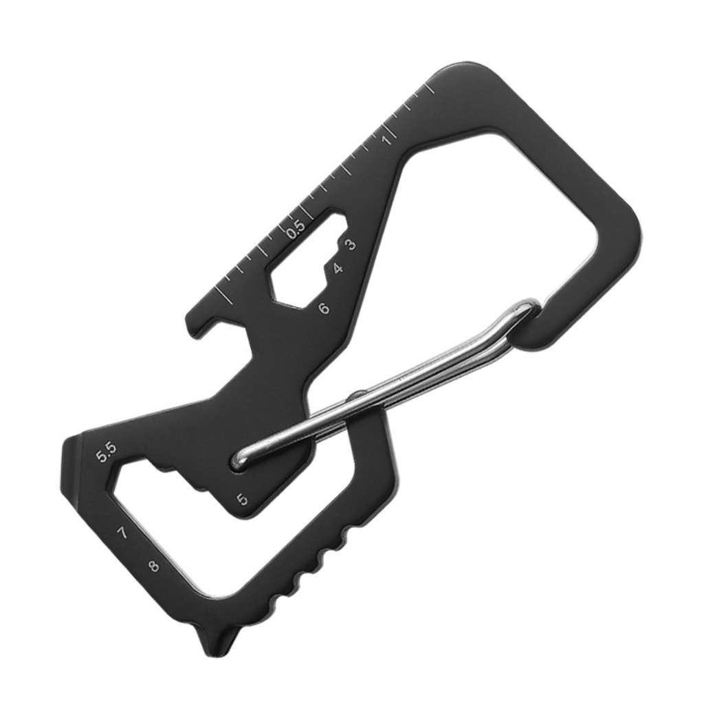 Móc khóa EDC carabiner đa năng 13 trong 1