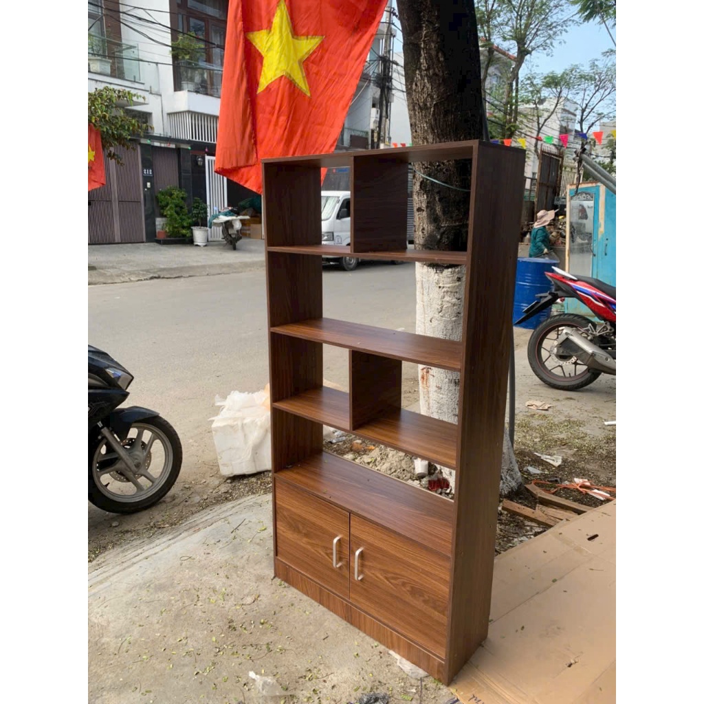 Kệ sách chữ U Xưởng Mộc Decor, tủ decor nhiều tầng,tủ trưng bày trang trí chất liệu gỗ MDF cao cấp chống nước chống xước