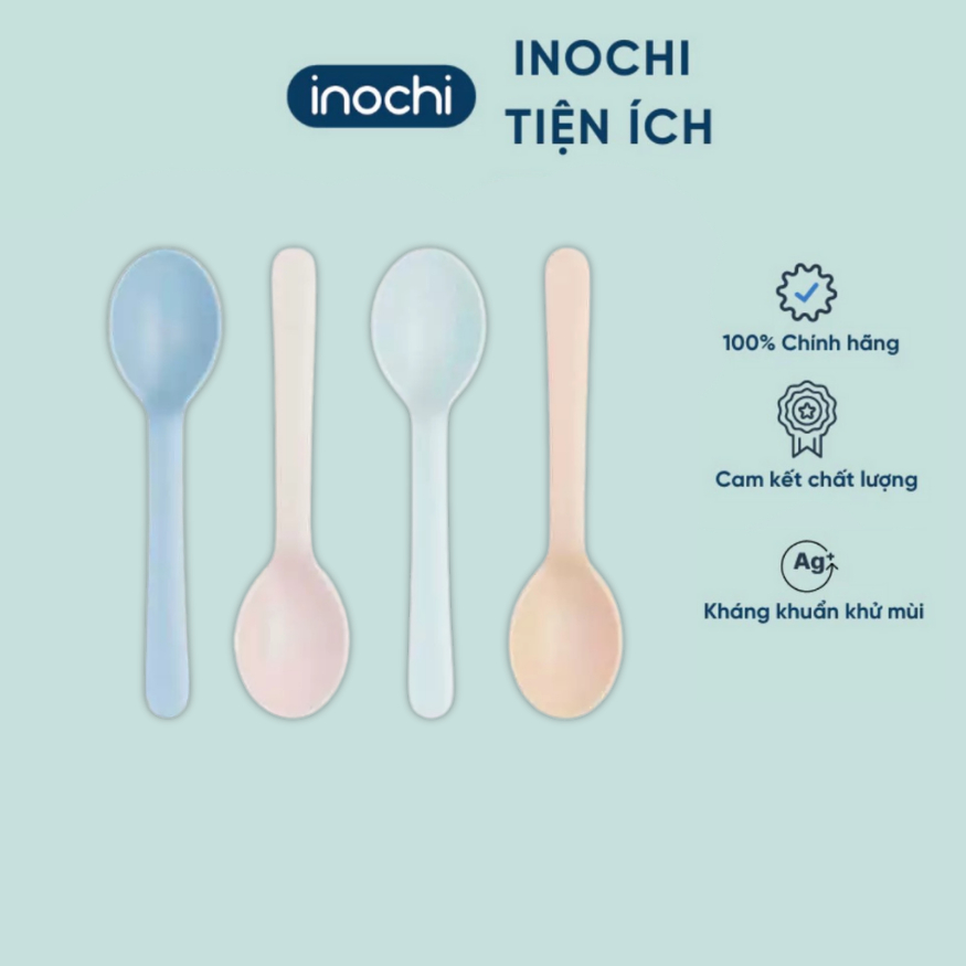 Thìa ăn cho bé Amori, nhựa nguyên sinh cao cấp - CHÍNH HÃNG INOCHI