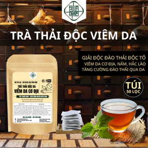 Trà Thải Độc Da - Bội Lan Đường - Các bệnh về da liễu, viêm da cơ địa, chàm nấm ngứa - Túi 50 lọc