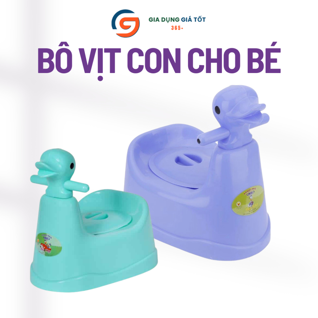 Bô đi vệ sinh cho bé hình con vịt nhựa Song Long