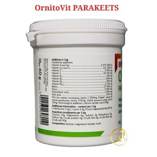 OrnitoVit PARAKEETS 60g - Vitamin – Khoáng chất – Axit amin cho vẹt đuôi dài (Parakeets)