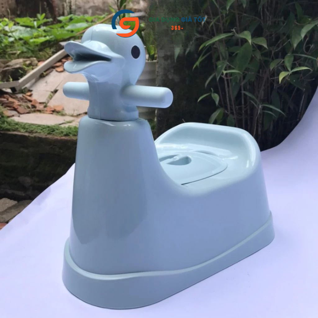 Bô đi vệ sinh cho bé hình con vịt nhựa Song Long