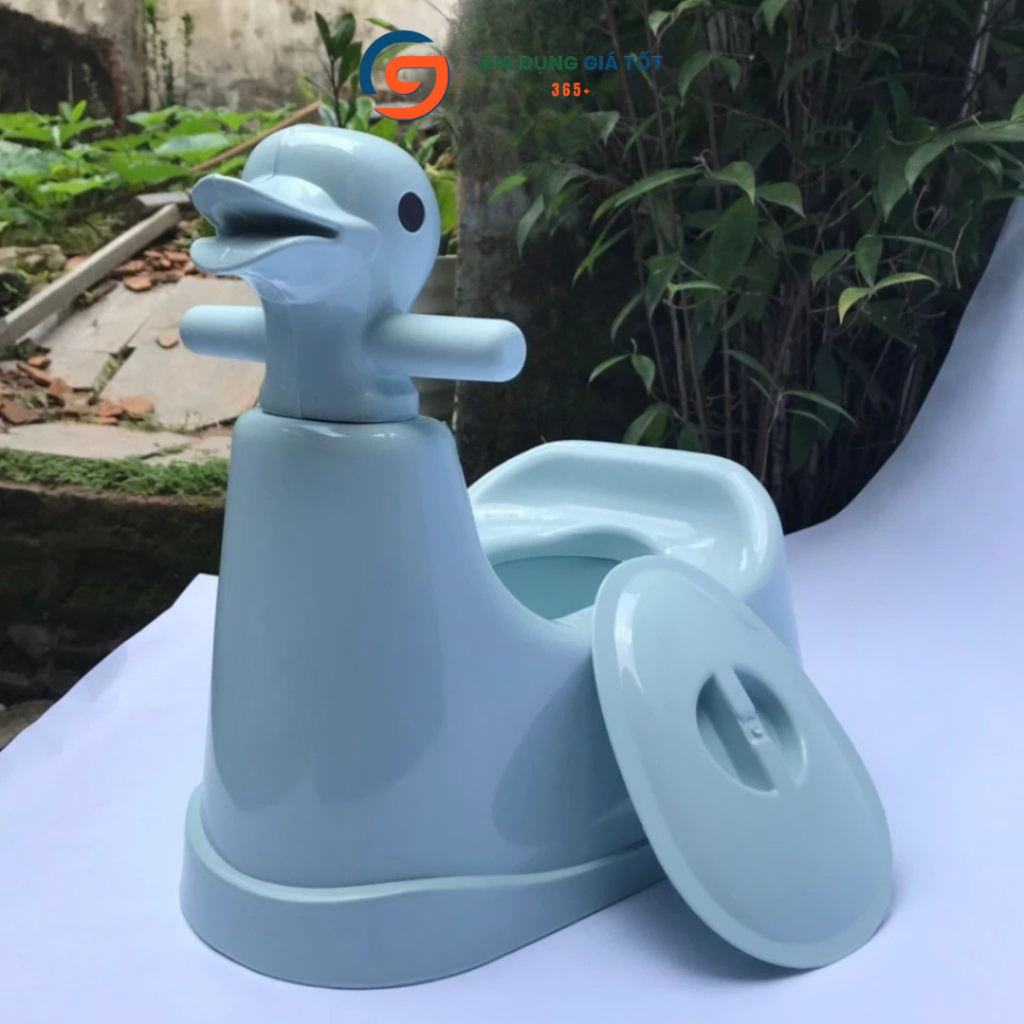 Bô đi vệ sinh cho bé hình con vịt nhựa Song Long