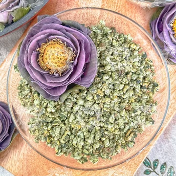 Trà Lá Sen Cuộn (Lá sen vo viên, Trà lá sen nén, Trà lá sen ép, Viên trà lá sen, Rolled Lotus Leaf Tea) Túi 500Gram