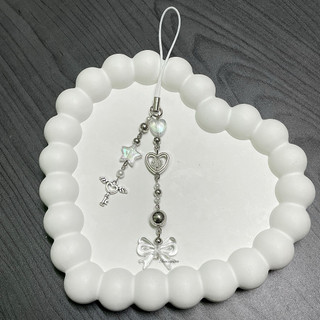 Móc Khóa Coquette 𝐓𝐇𝐄 𝐊𝐄𝐘 𝐎𝐅 𝐋𝐎𝐕𝐄 - Dây Đeo Điện Thoại - Collect Book Handmade By IMCAREM